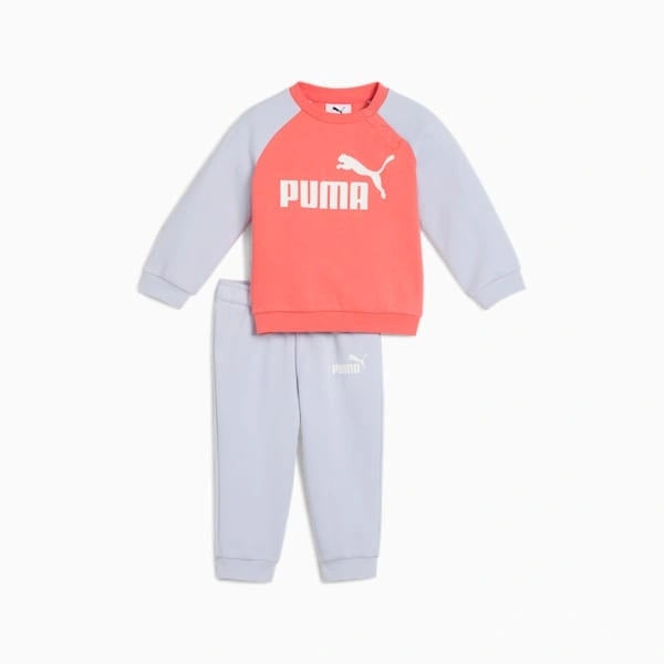 PUMA Minicats: Doppelpack für kleine Entdecker! Raglan-Crew & Hose – Spiel und Spaß garantiert!