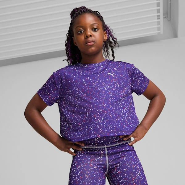 PUMA Liebling T-Shirt für Kids: Zug-Action für kleine Entdecker! Kurze Länge, großer Spaß garantiert!